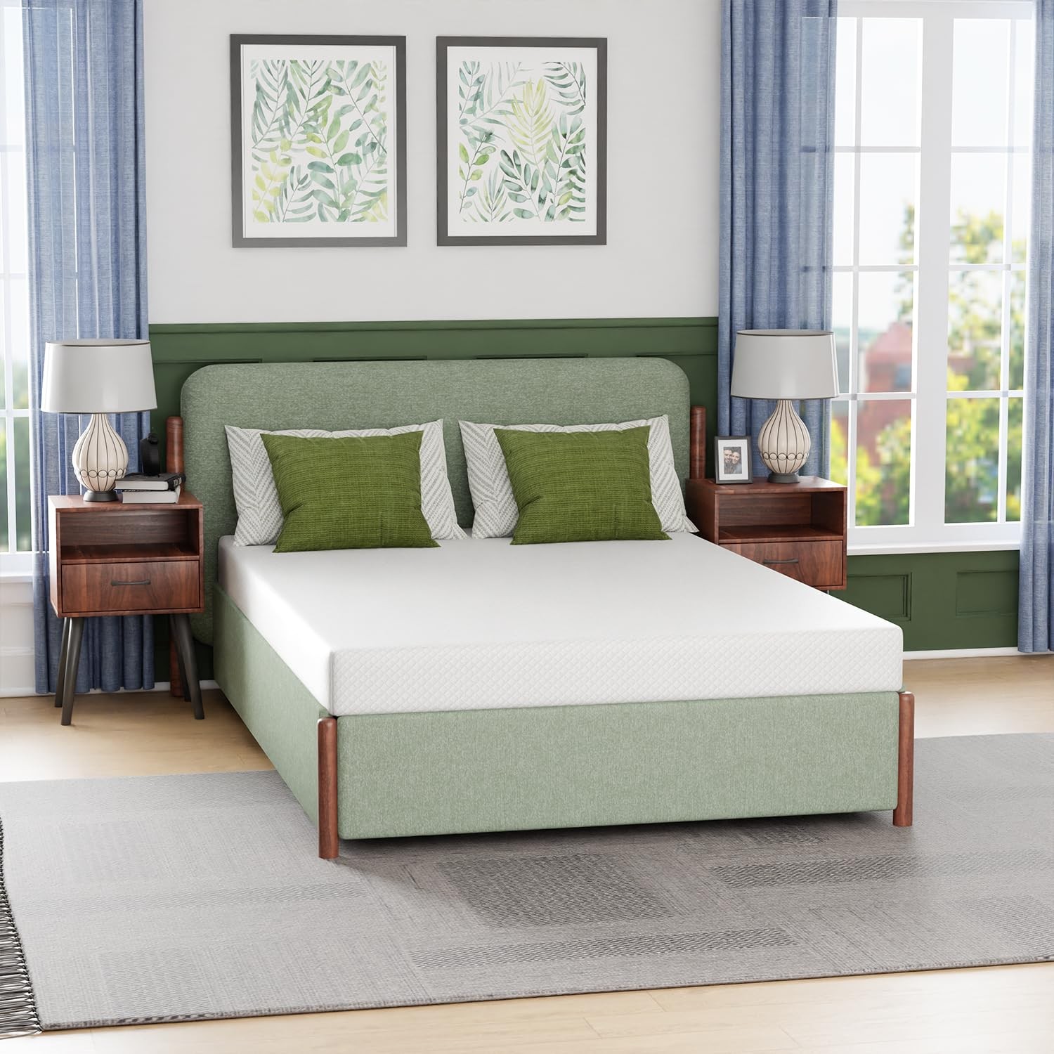 FDW | 6 Inch Full Mattress | Medium Firm | Gel Memory Foam Mattress | White |…