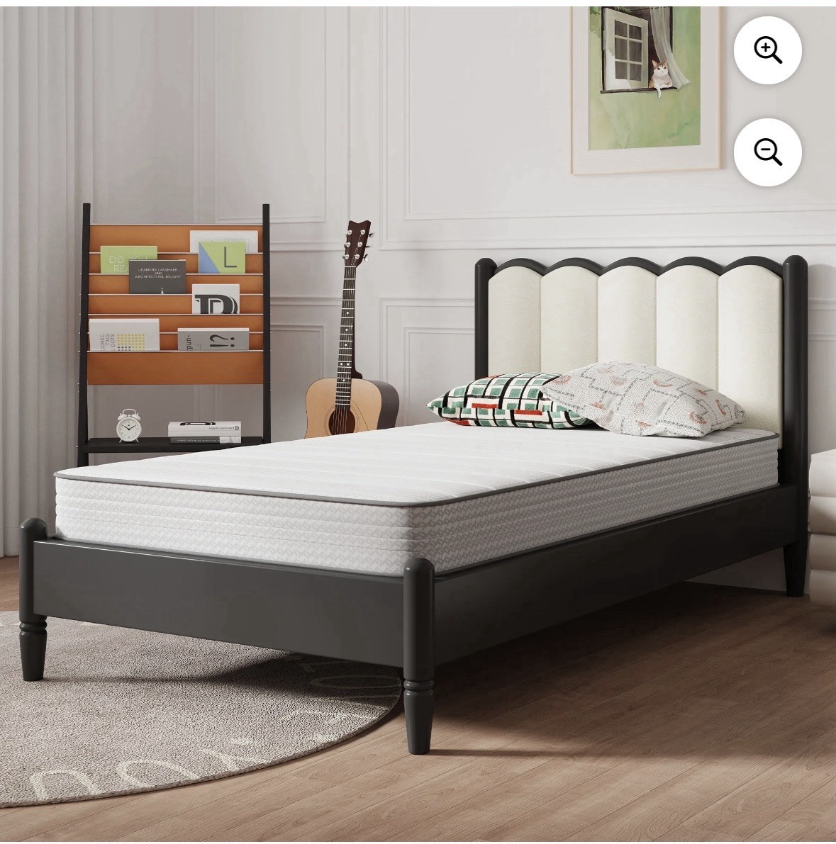 Avenco CozyNest 6 Twin Size Medium Supportive Innerspring Mattress White New