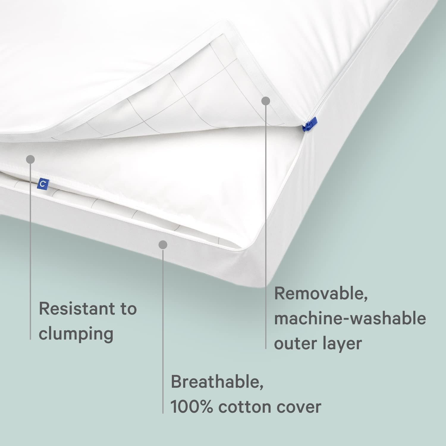 Sleep Original Hybrid Queen Mattress & Pillow Set – White, 2 Pack