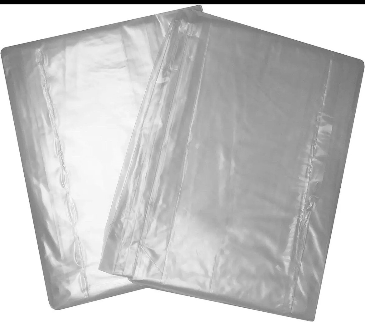 Uboxes Twin Size Mattress Covers, 40″ x 12″ x 86″, Cover, Clear 2 Pack