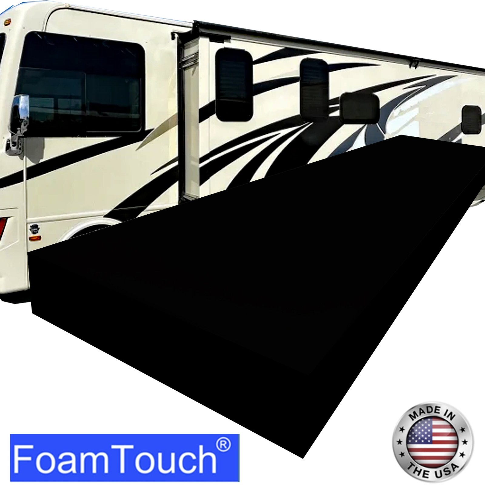 FoamTouch Premium Gel Memory Foam, High Density Foam Mattress Bed RV Camper 8″