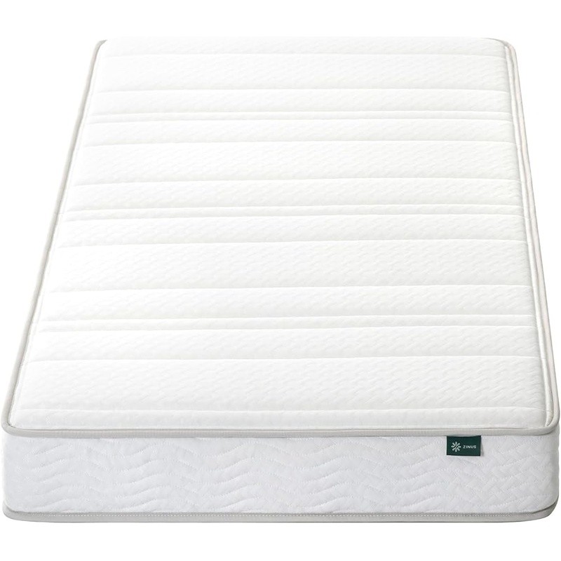 Hybrid Twin Mattress Medium Firm Support Foam Coils CertiPUR-US Safe Durable