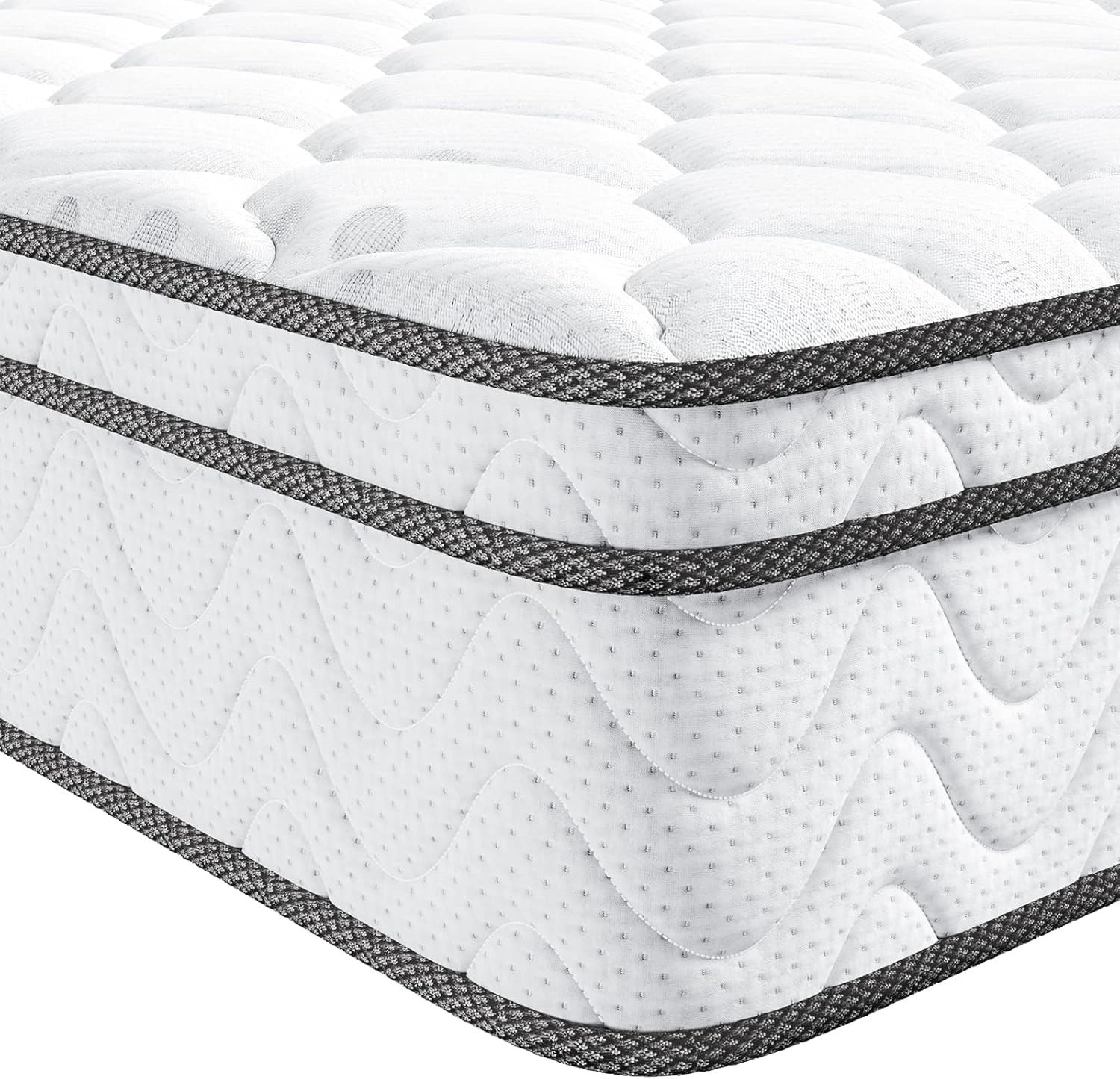 Vesgantti Twin Mattress 12 Inch – Fiberglass-Free
