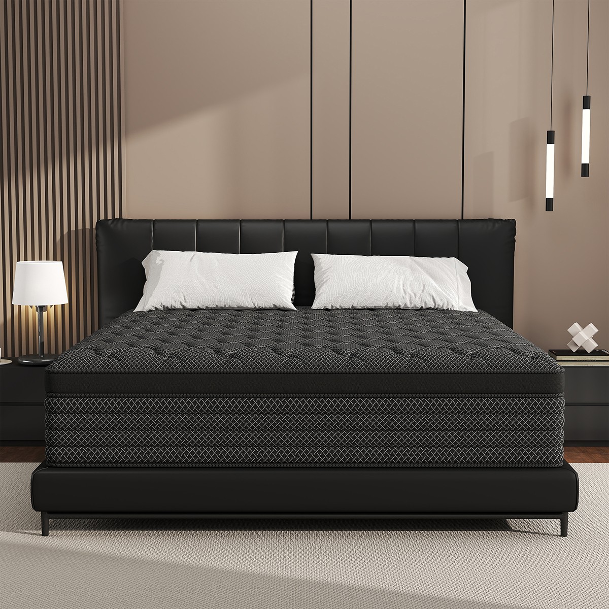 8″ 12″ 14″ Twin Full Queen King Mattress in a Box Pocket Spring Gel Memory Foam