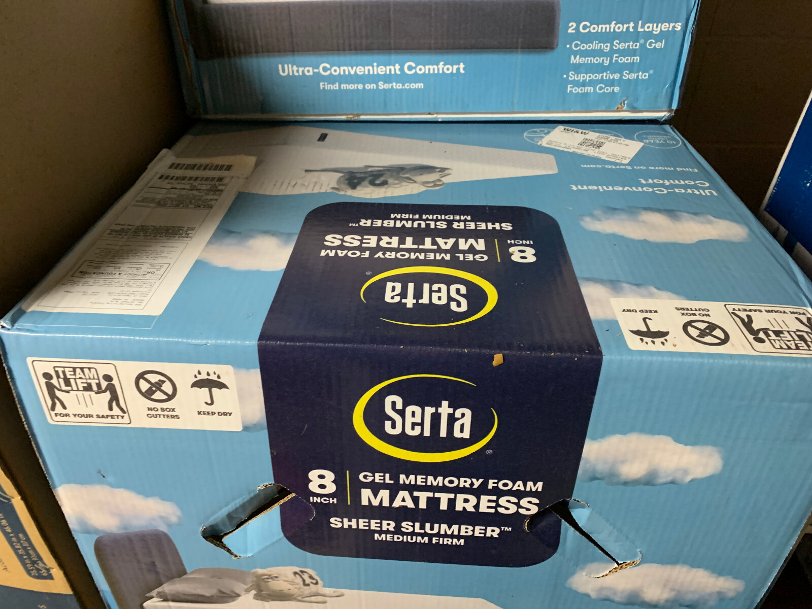 Serta Sheer Slumber 8-in Full Memory Foam Mattress in a Box