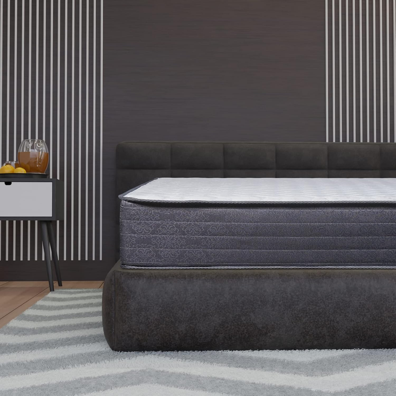 9-Inch Medium Firm Hybrid Mattress with Pocket Coils & Memory Foam, Bed in Box