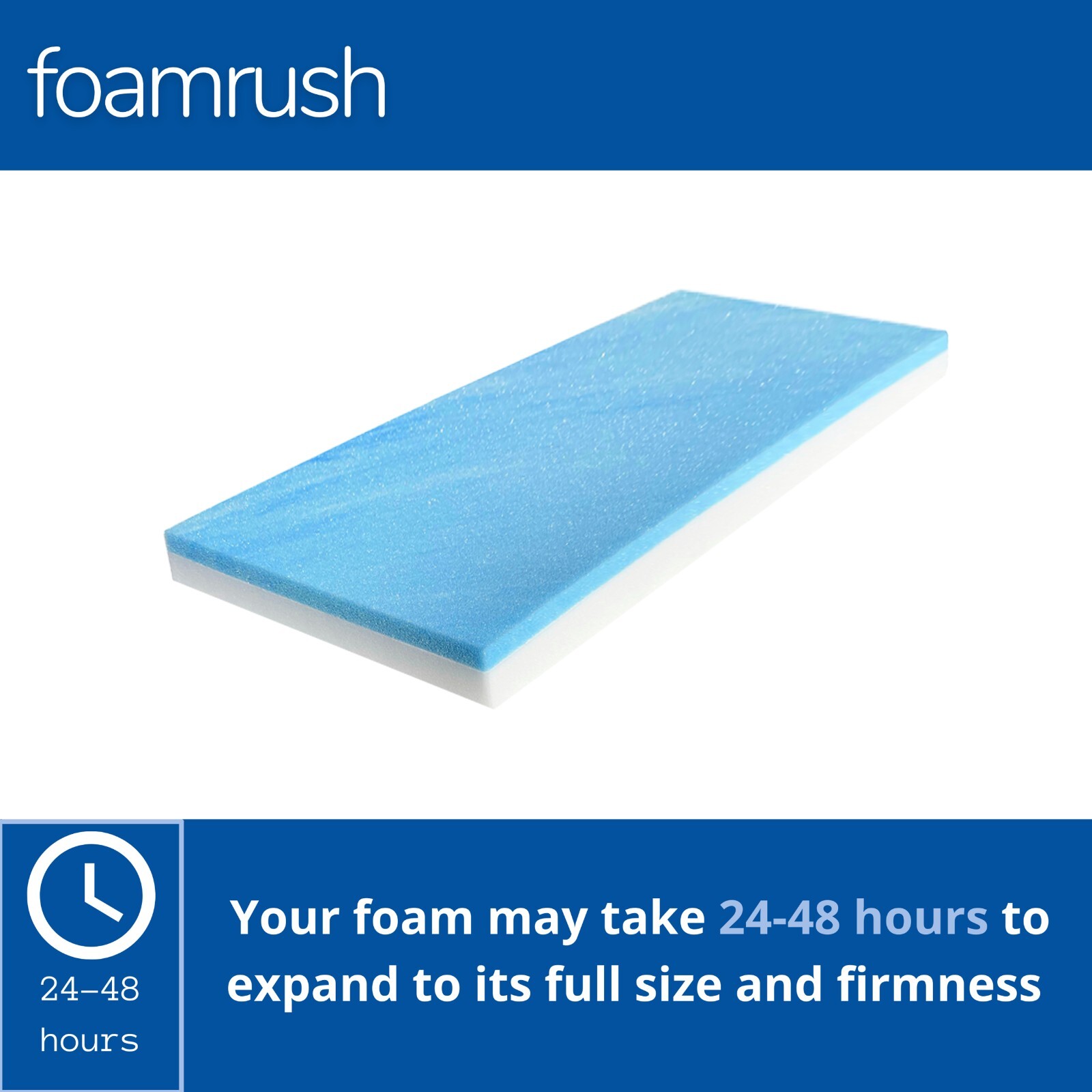 FoamRush 30″ x 80″ Cool Gel Memory Foam Mattress Replacement (Made in USA)