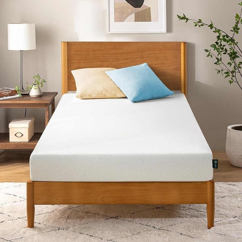 Twin Memory Foam Mattress Pressure Relief Eco-Friendly Fresh Safe Certified New