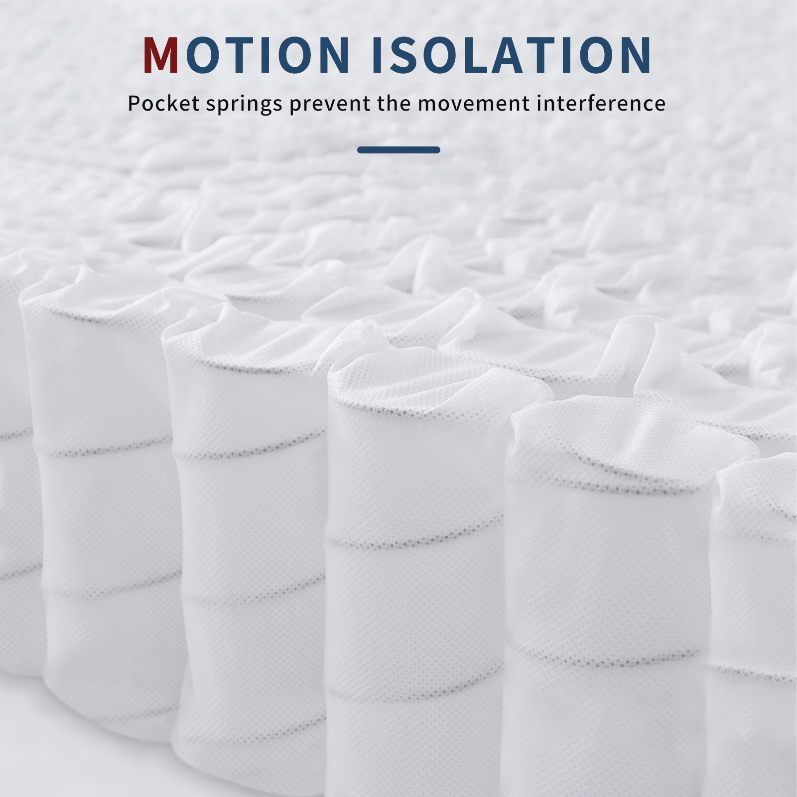 10″ Full Size Mattress in a Box Hybrid Spring Memory Foam for Motion Isolation