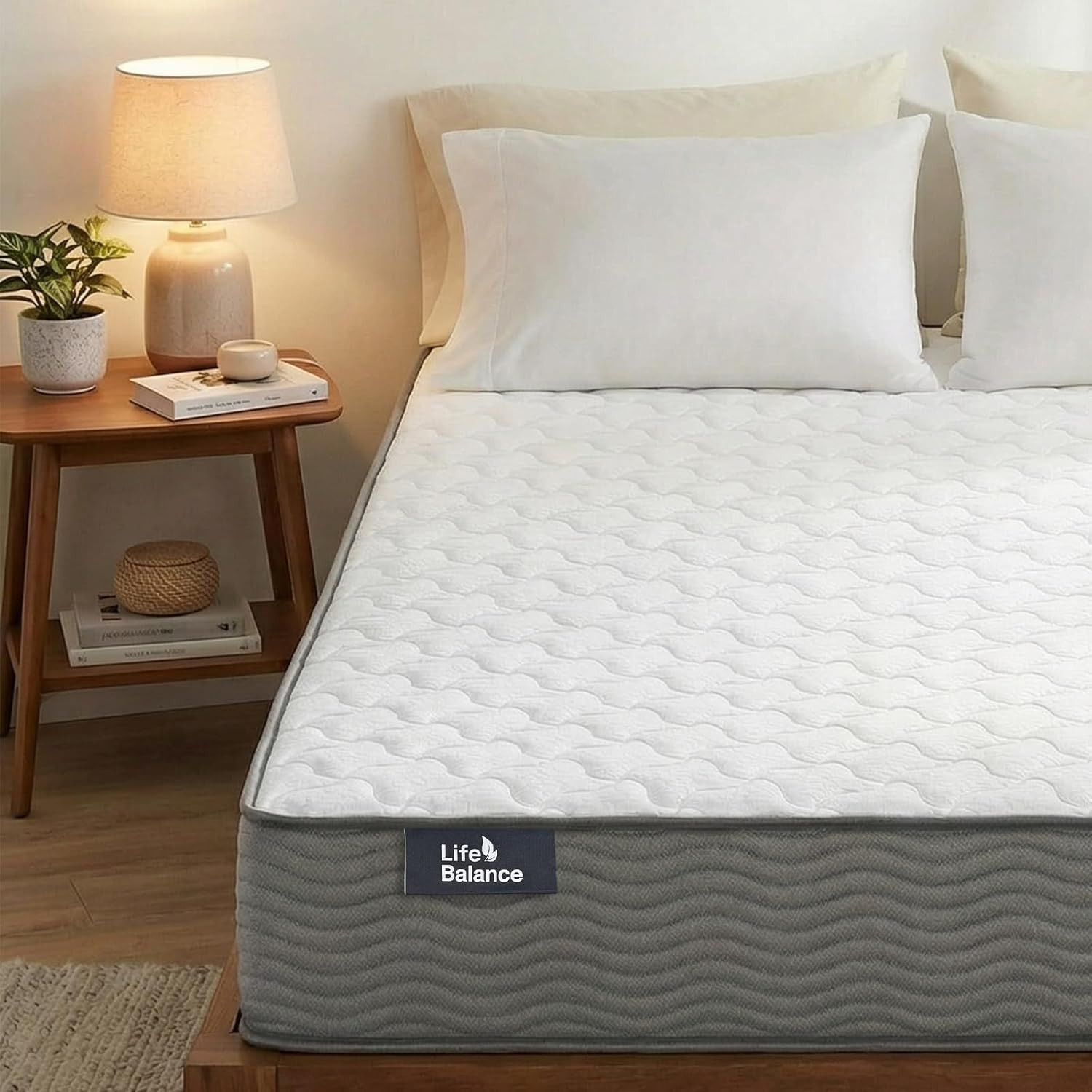 10 Inch Firm Hybrid Mattress – Safe Foams, Pressure Relief & Motion Isolation