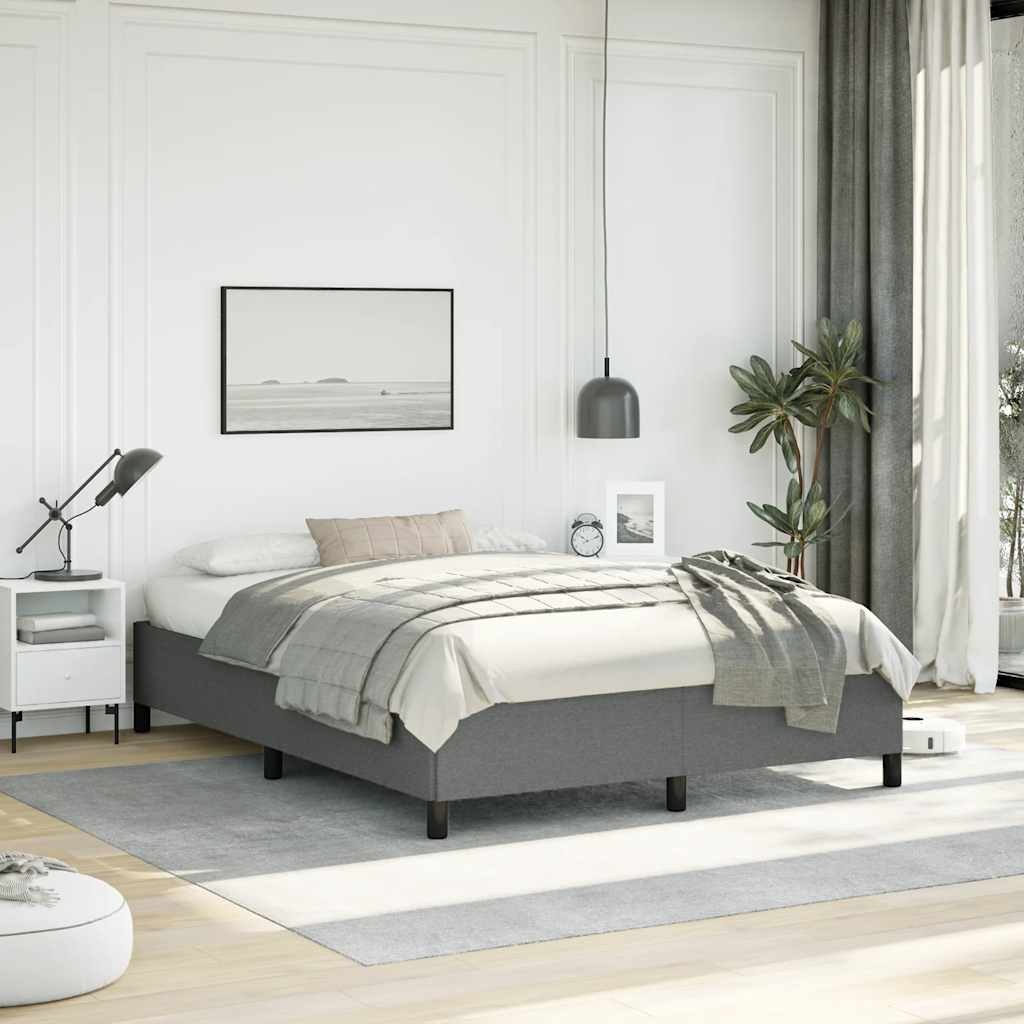 Bed Frame, Fabric, Easy Assembly, No Mattress vidaXL