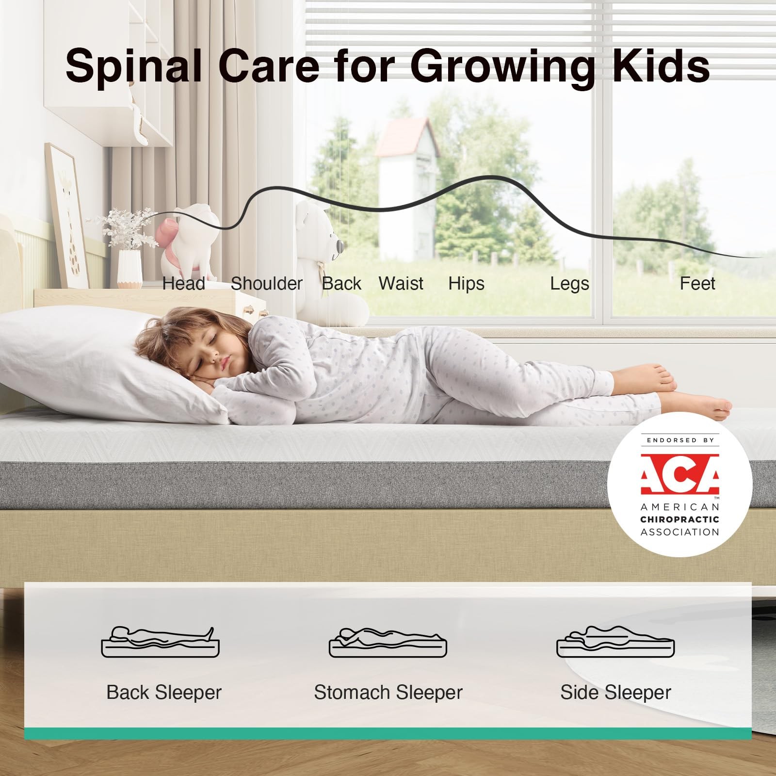 Bliss Mattress Twin, 6-Inch Twin Size Memory Foam Mattress in a for Cool Nigh…