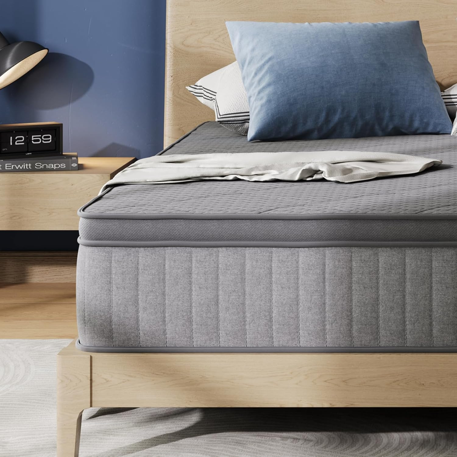 12″ King Hybrid Mattress with Smart Coil & Cool Nanogel Memory Foam