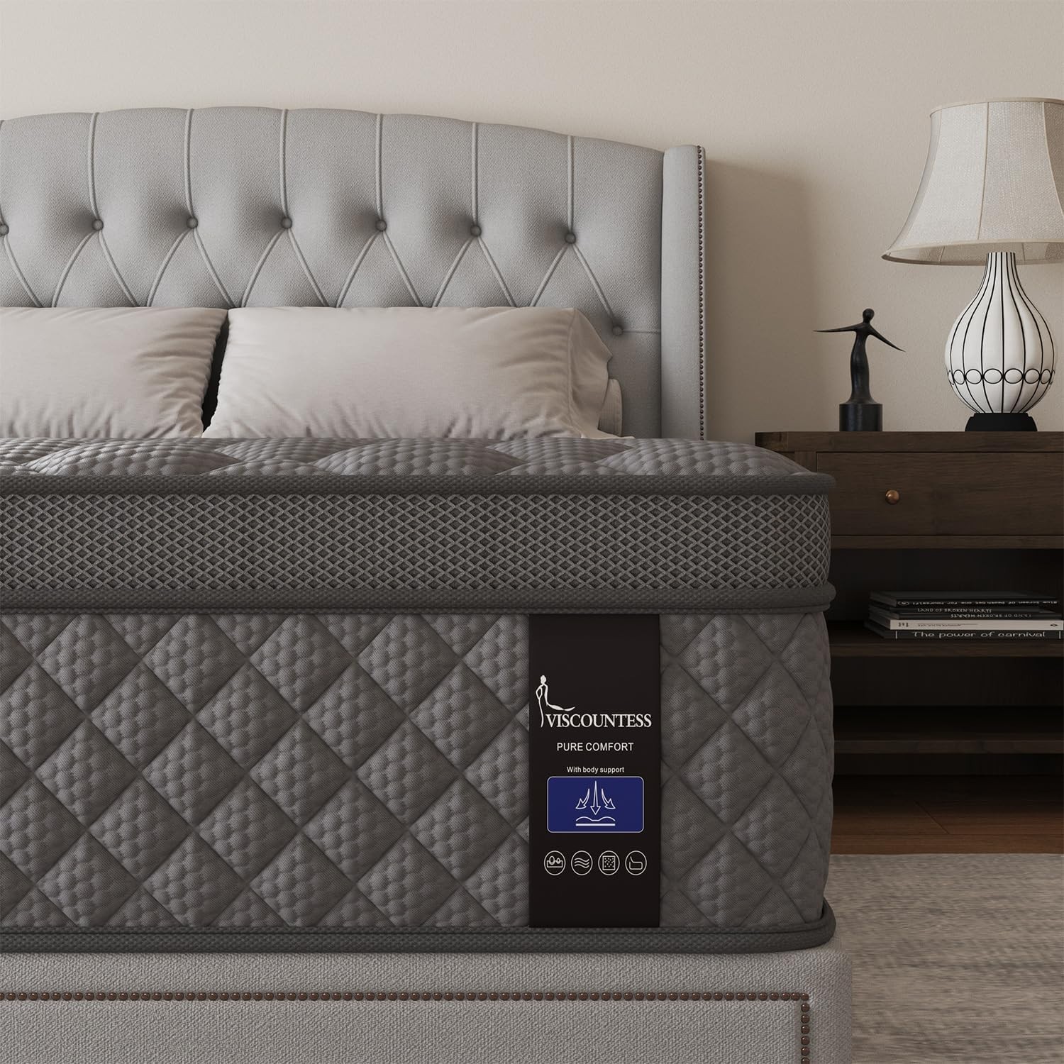 Firm Hybrid Mattress Pressure Relief Back Support Nights Trial
