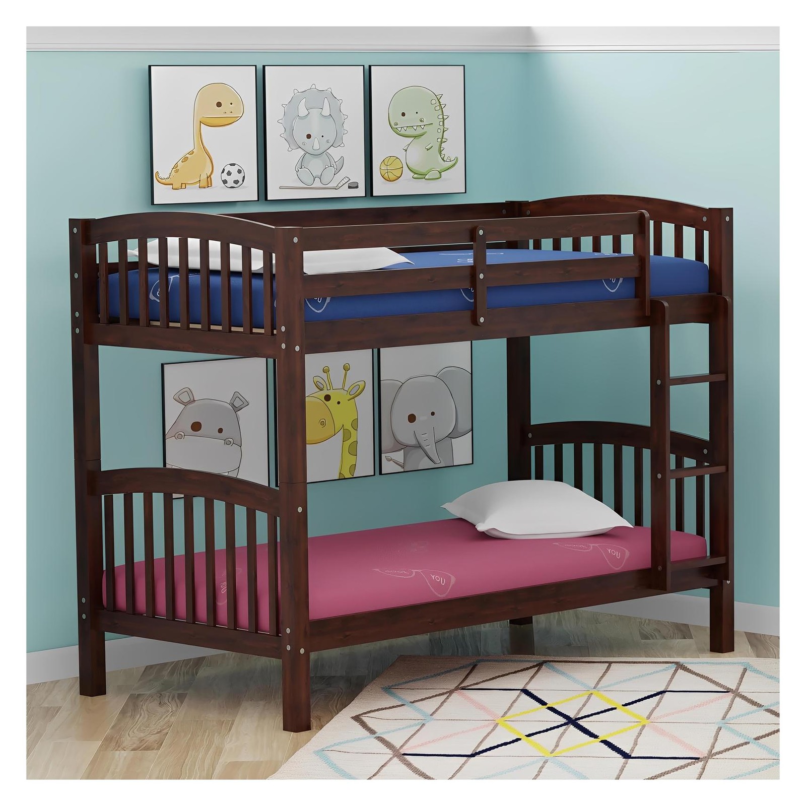 Kids Blue Hybrid Mattress | Removable Cover | Twin or Full