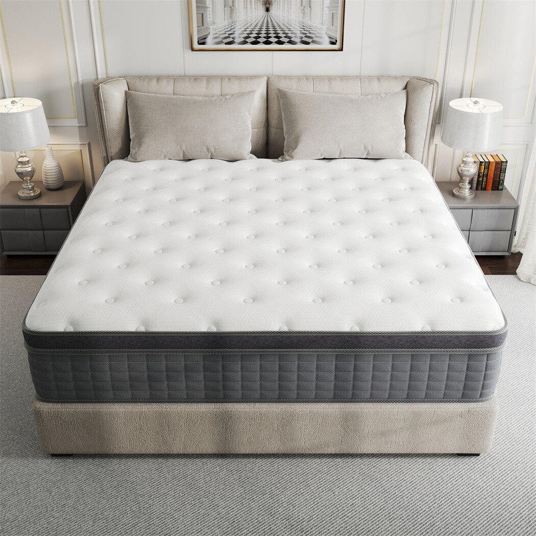 10/12/14 Inch Memory Foam Mattress Twin Full Queen King Size Spring Bed in a Box