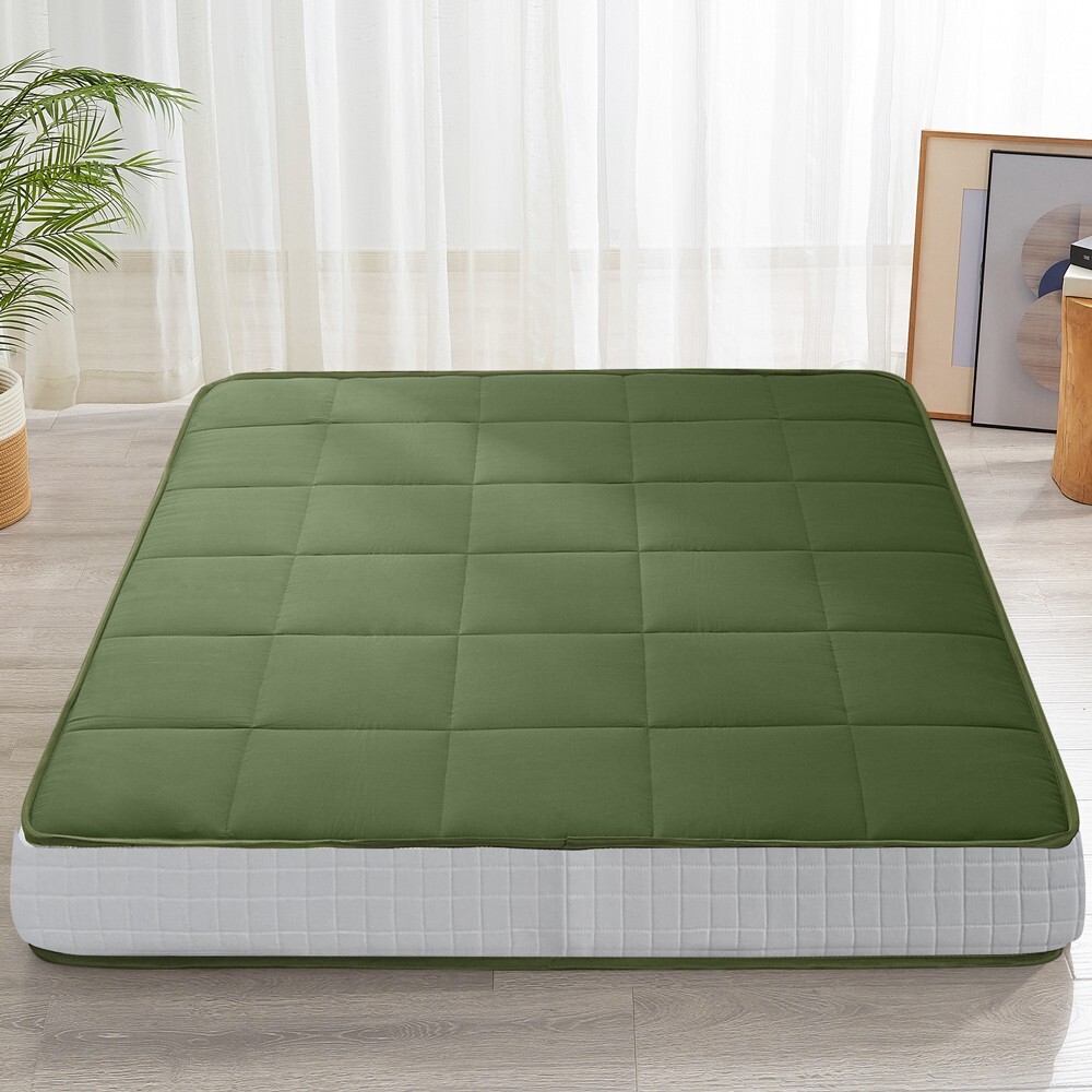 6″ Thick Japanese Foldable Futon Mattress Topper Floor Mattress Pad Guest Bed