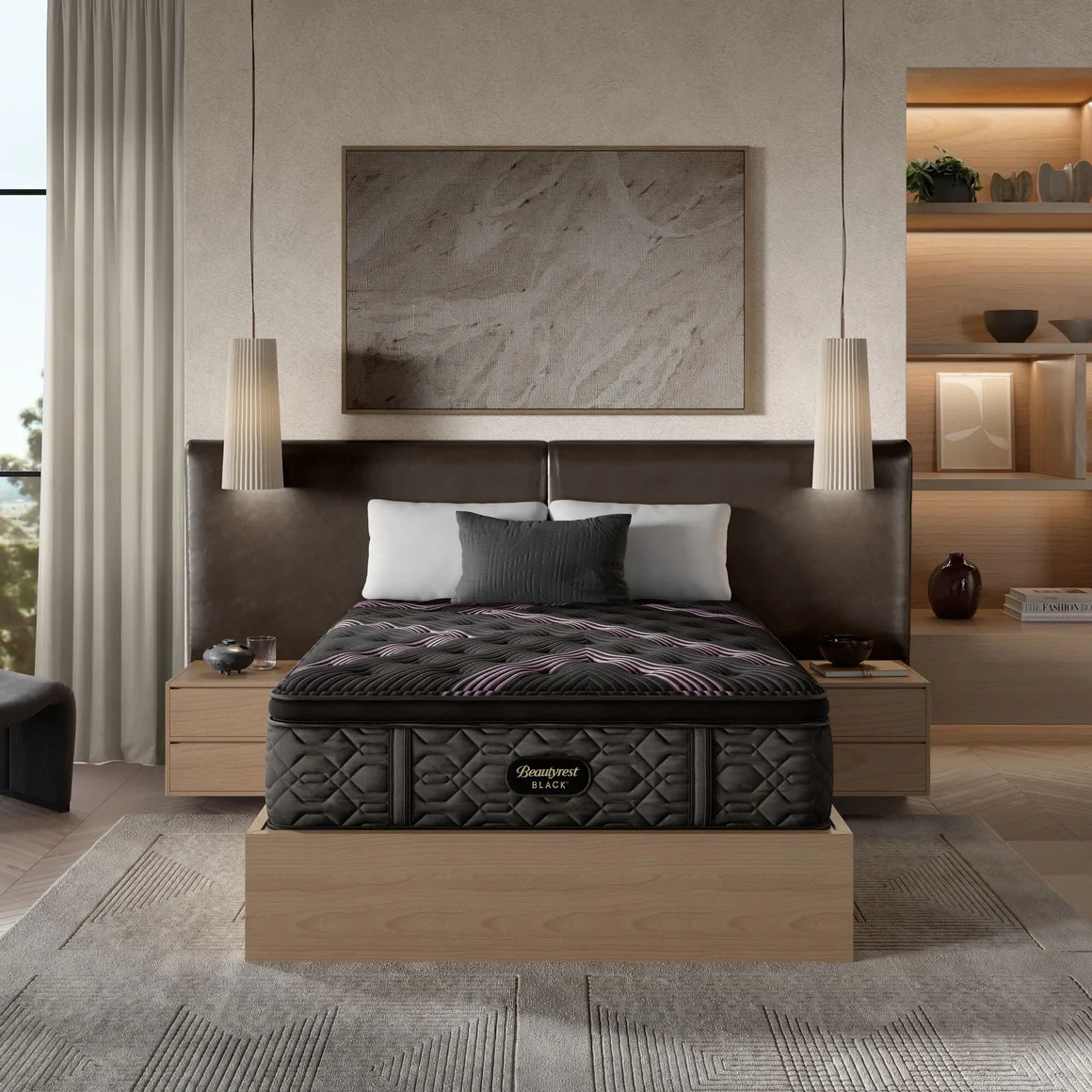 Queen Simmons Beautyrest Black Series 2 Plush Pillow top Retail $3199