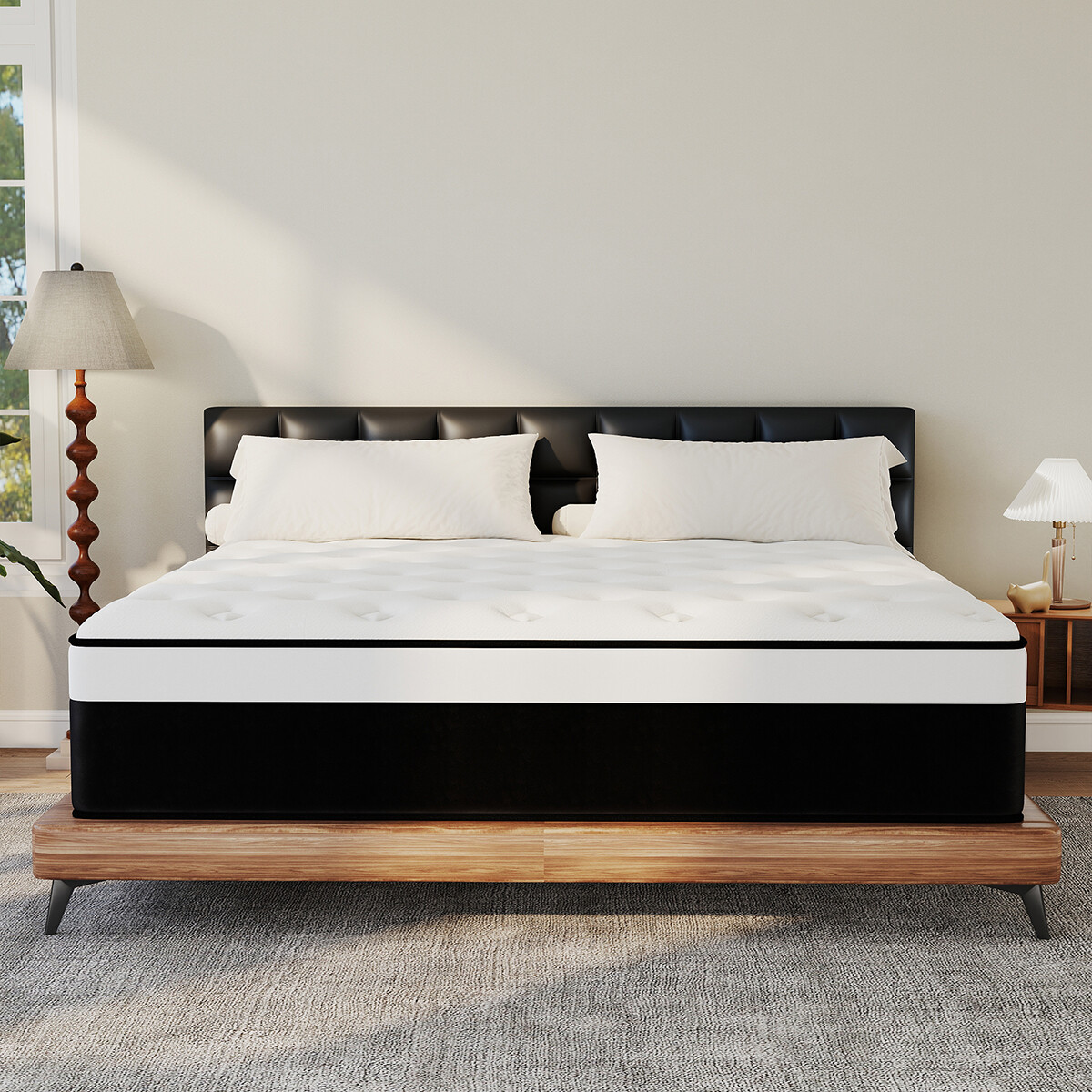 12/14 Inch Luxury Memory Foam Mattress Twin Full Double Queen King Size in a box
