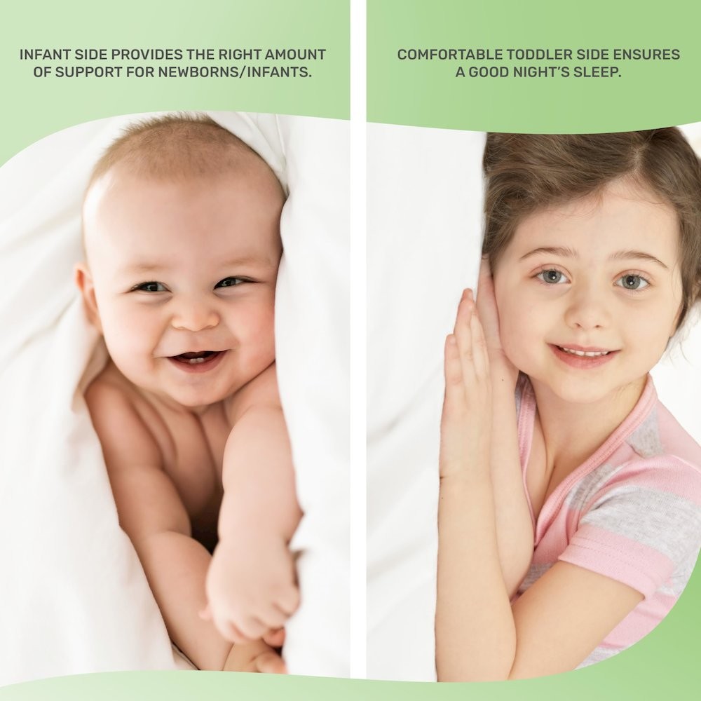 Dream On Me, Orthopedic Extra Firm Foam Standard Crib Mattress, Grey