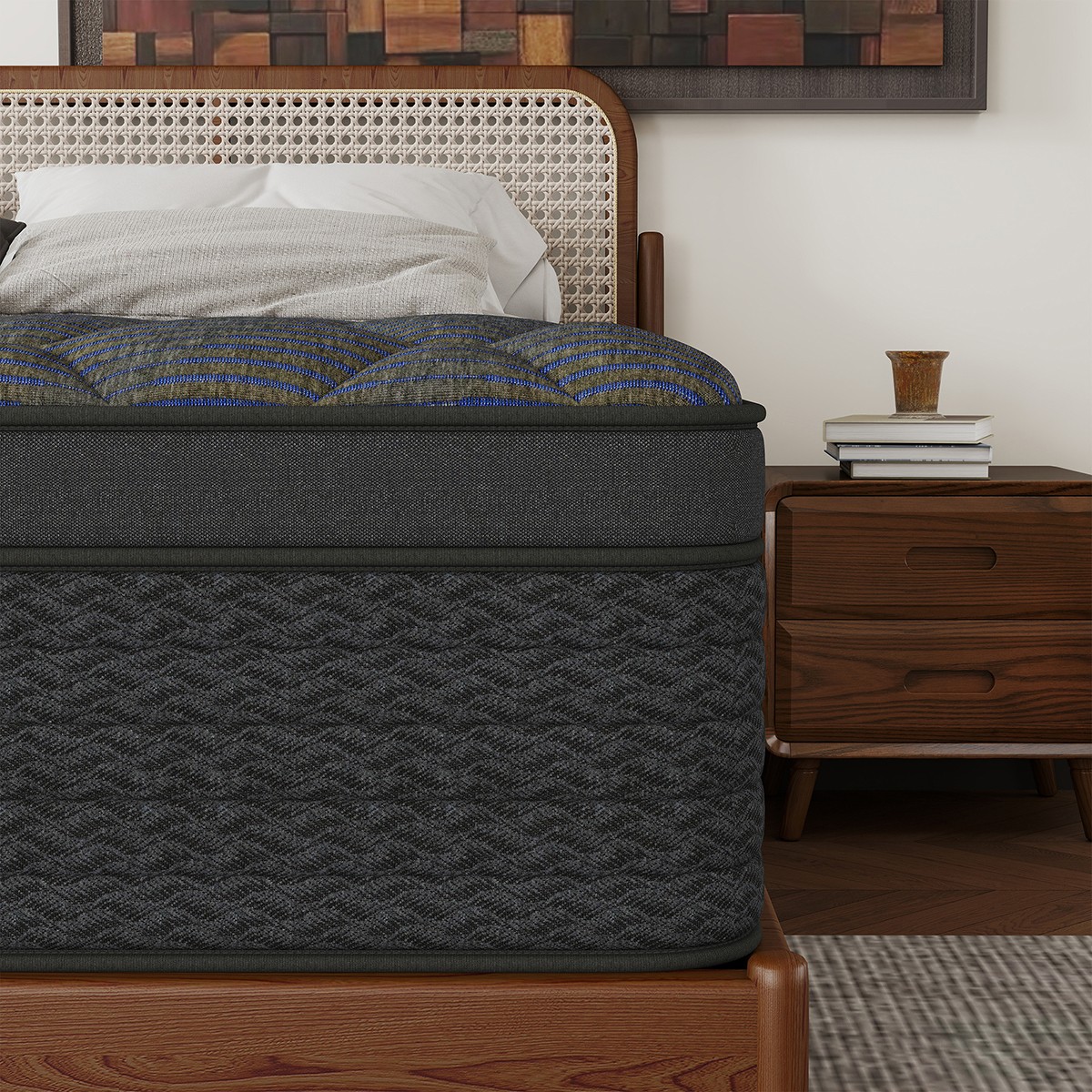 12/14 Inch Gel Memory Foam Hybrid Spring Mattress Twin Full Queen King In A Box