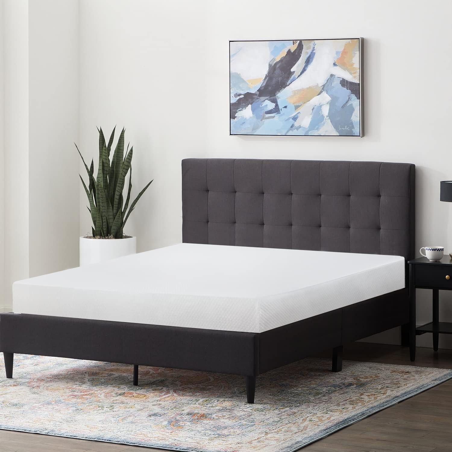 FDW Full Mattress 6 Inch Gel Memory Foam Mattress for Cool Sleep & Pressure Reli