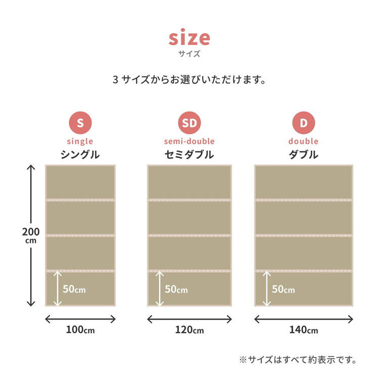 HAGIHARA Tatami Mattress Japanese rush grass Futon mat Foldable Beige from Japan