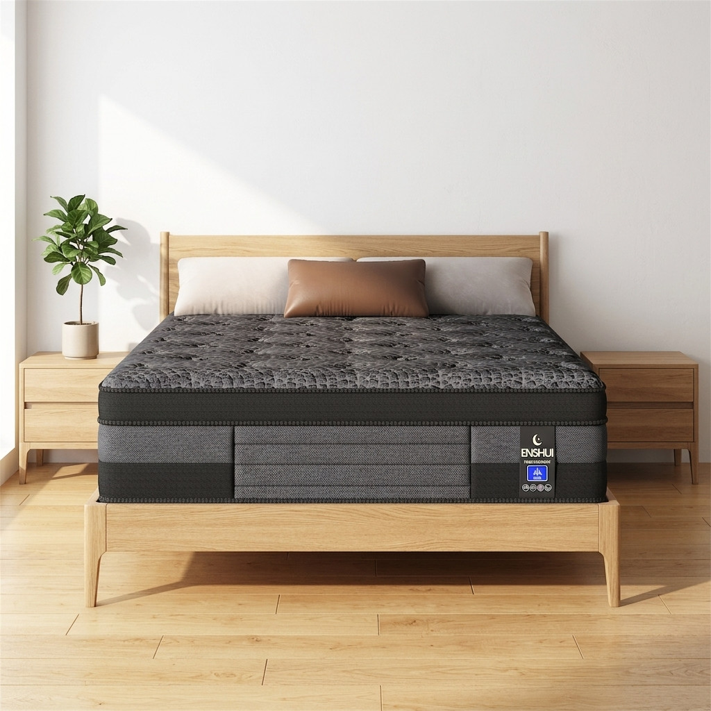 ENSHUI 12/14″ Cooling Hybrid Mattress in a Box – Gel Memory Foam Pocket Springs