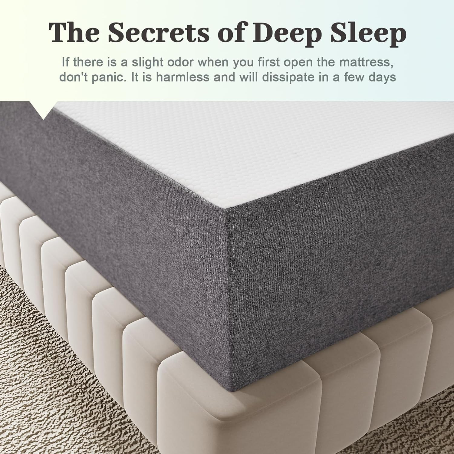 8 Inch Twin Gel Memory Foam Mattress – Safe, Cool & Medium Firm Support