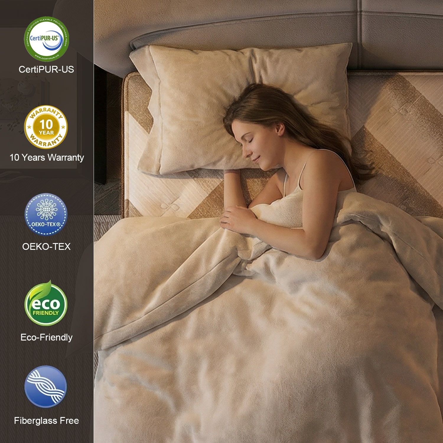 12″ 14″Twin Full Queen King Size Gel Memory Foam Spring Mattress In A Box
