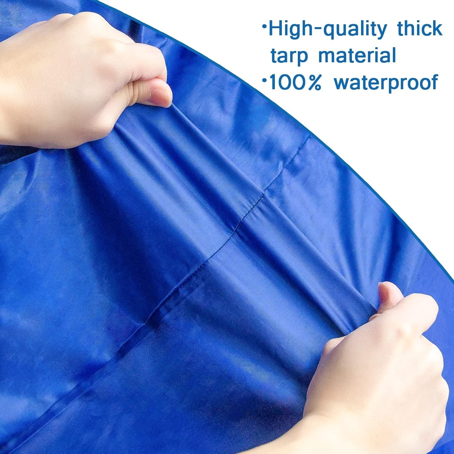 Dual Protection: Waterproof Twin XL Mattress Bags with Heavy-Duty Zipper – Blue
