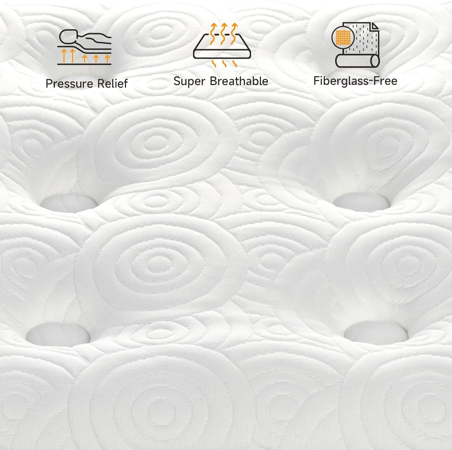 Full Size Mattress, 10 Inch Hybrid Full Mattress in a Box, Pillow Top Double Bed
