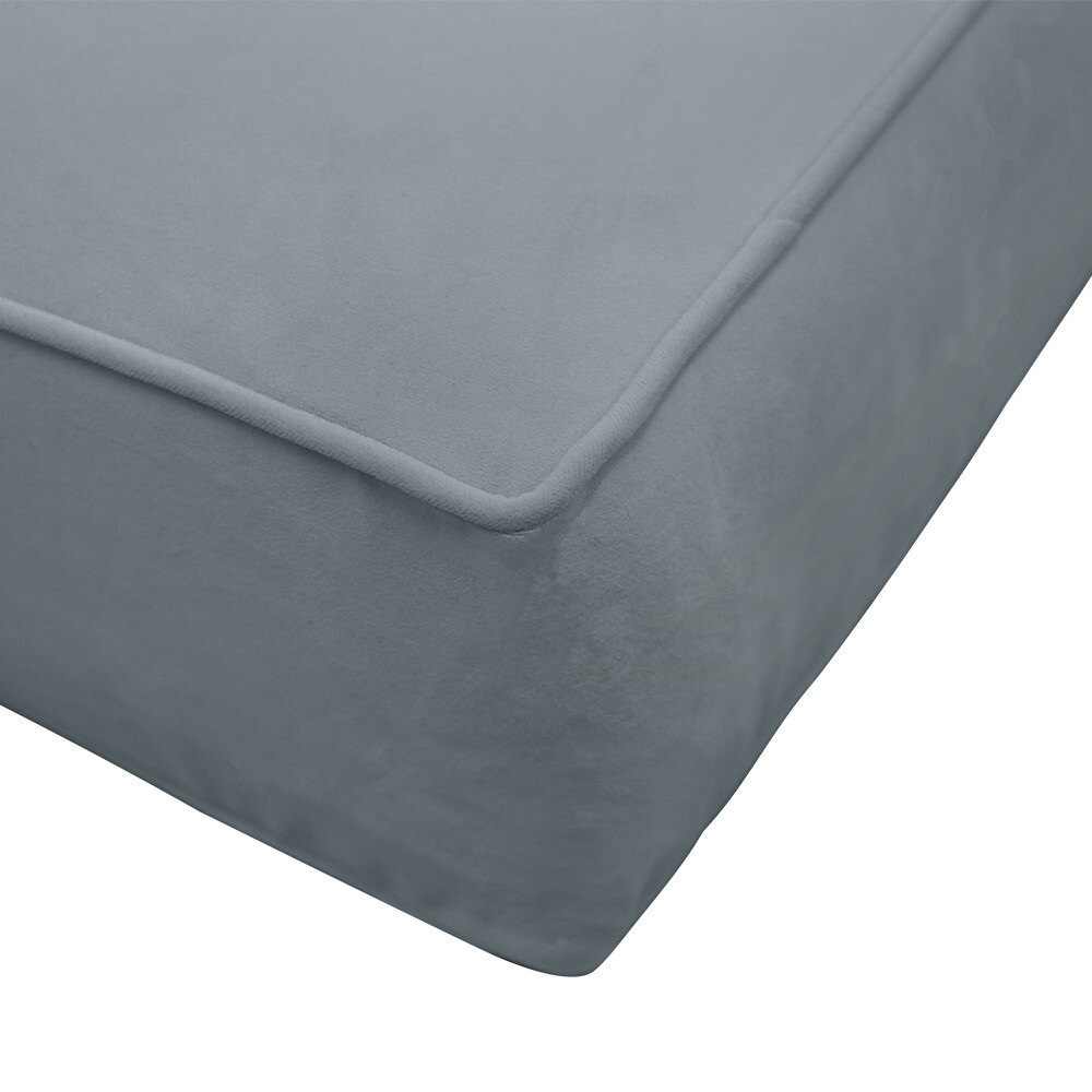 Same Pipe 6″ FULL 75x54x6 Velvet Indoor Daybed Mattress |COVER ONLY|-AD347