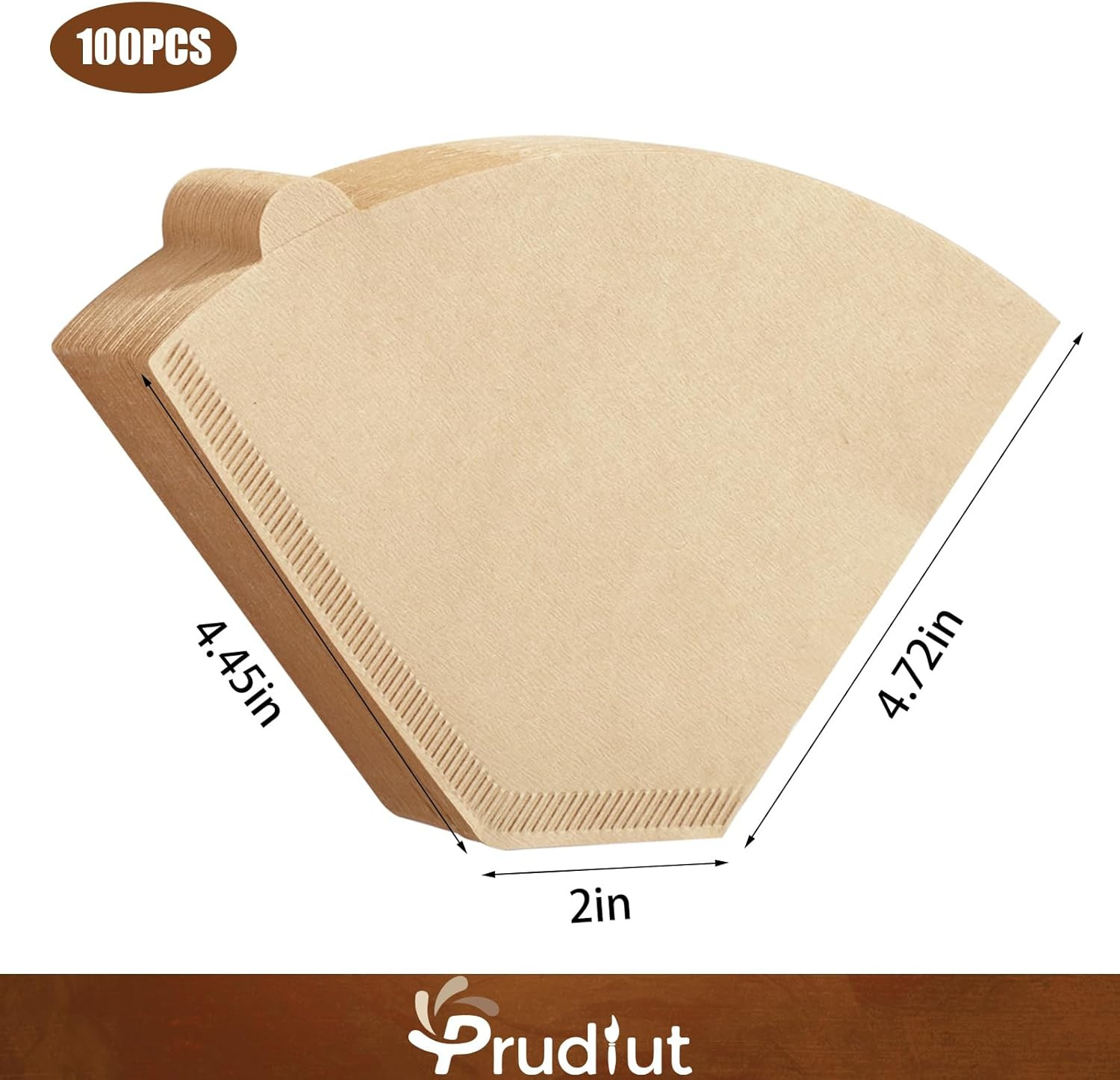 200 Count #4 Cone Coffee Filters 8-12 Cups, Disposable Coffee Filters 4 Cone Pap