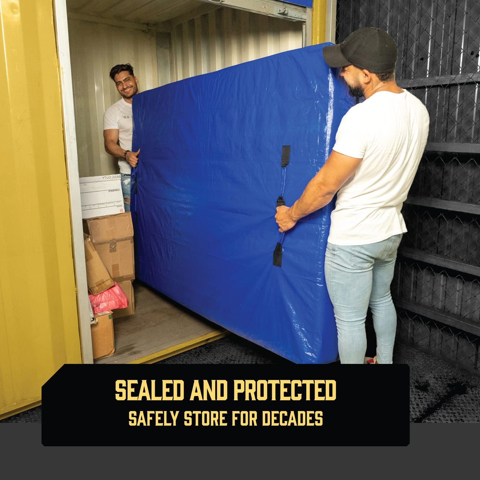 Mattress Bags for Moving with 8 Handles – Full Size – Extra-Thick Mattress Bag