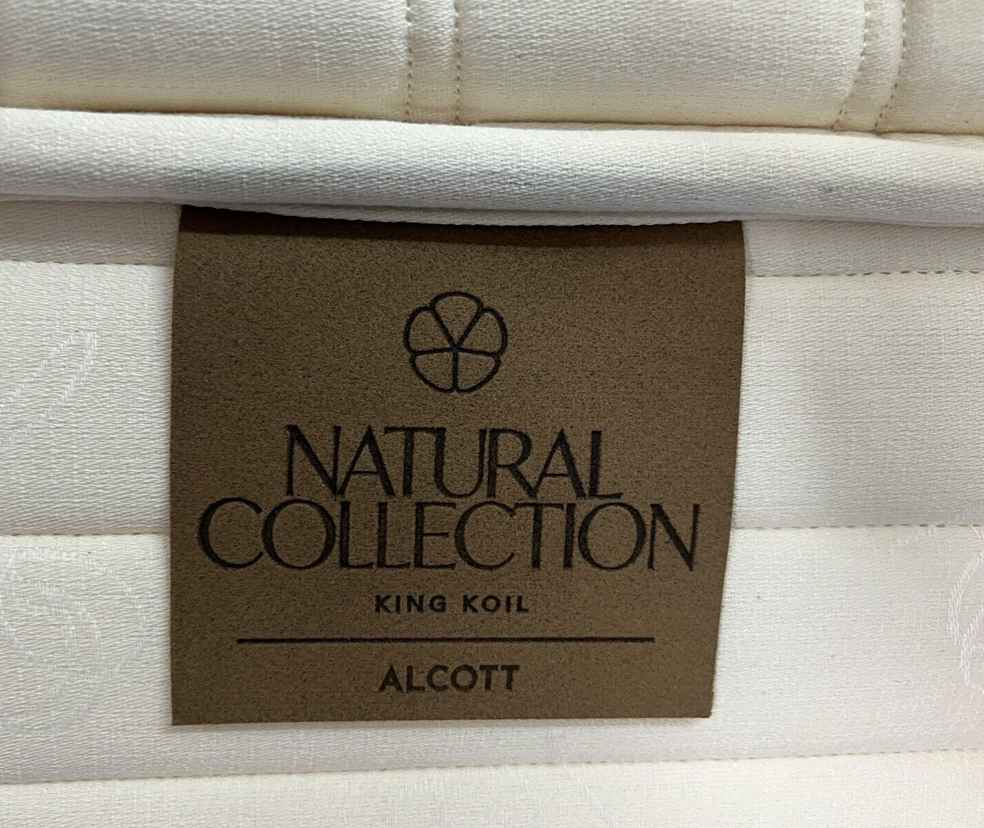 KING KOIL NATURAL ALCOTT QUEEN EUROTOP ULTRA FIRM MATTRESS NEW CLOSEOUT FASTSHIP