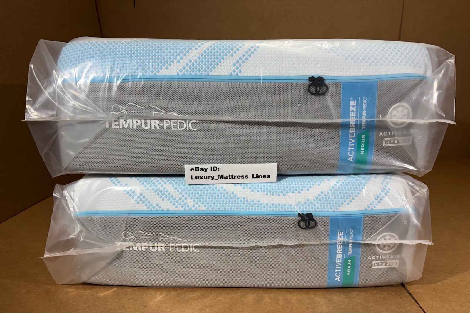 Tempurpedic ActiveBreeze Split King Mattress W/Pro Smart Air Adjustable Base NEW