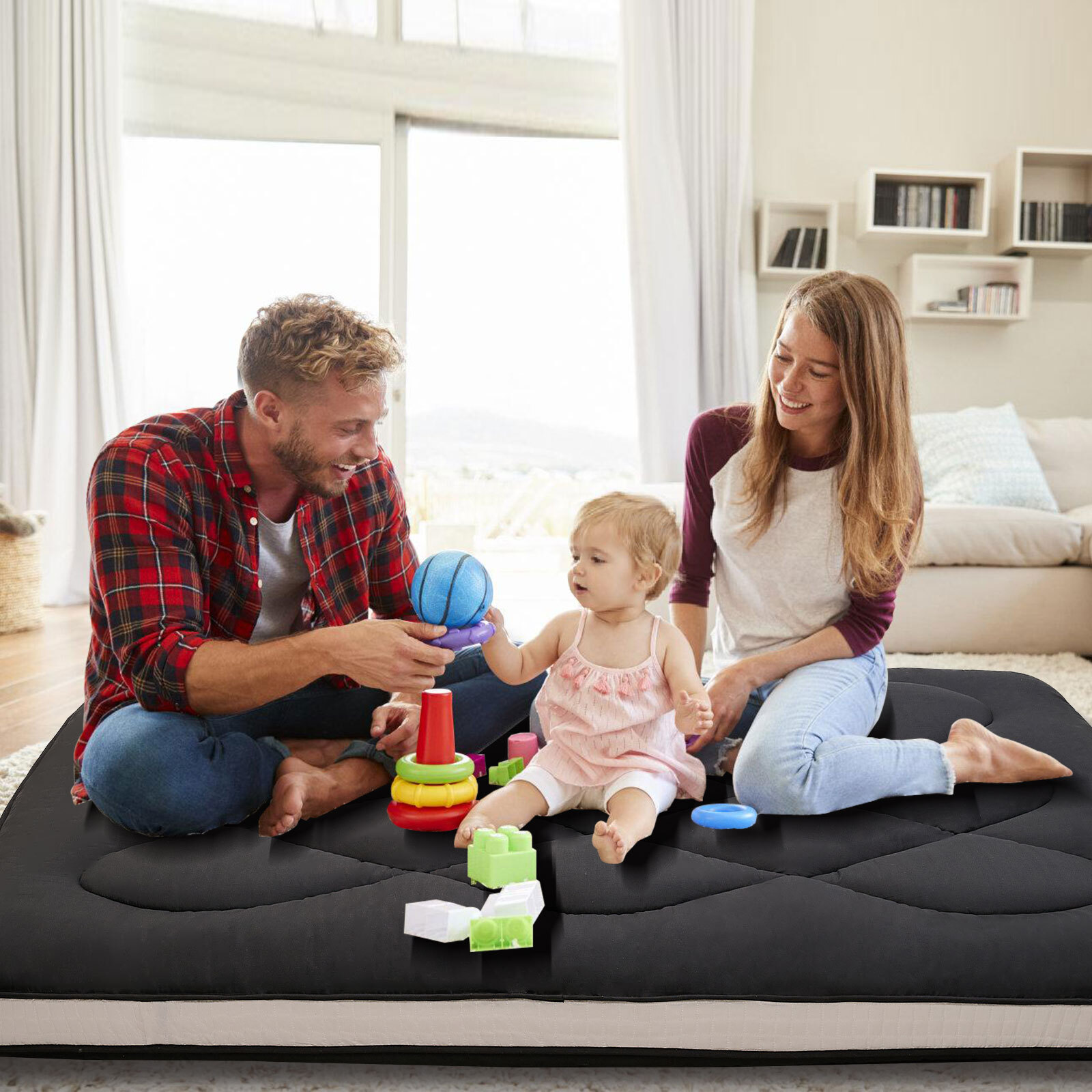 NAIZEA Japanese Futon Floor Mattress Floor Mattress Foldable Tatami For Sleeping