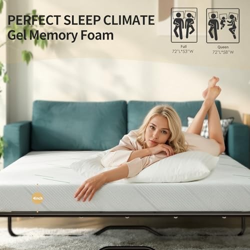 4 Inch Replace Pull Out,Size Sleeper,Ultra Soft Queen 4.0 Inches Sofa Mattress