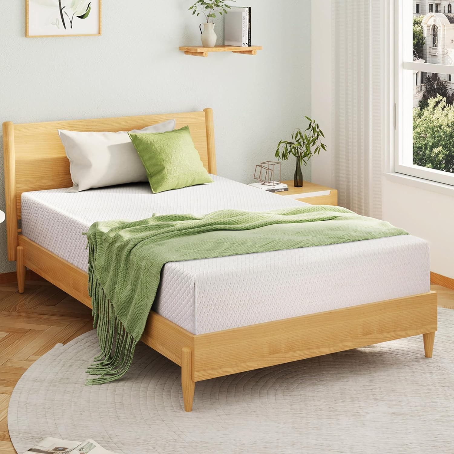 Memory Foam Full Size Bed Mattress Relief With Medium Firm Support