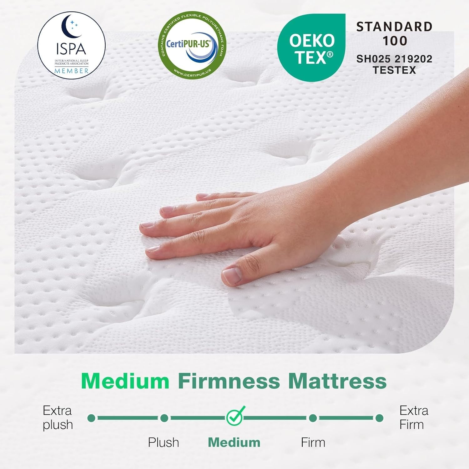 Luxury 14-Inch Queen Hybrid Mattress – Gel Memory Foam & Pocket Springs