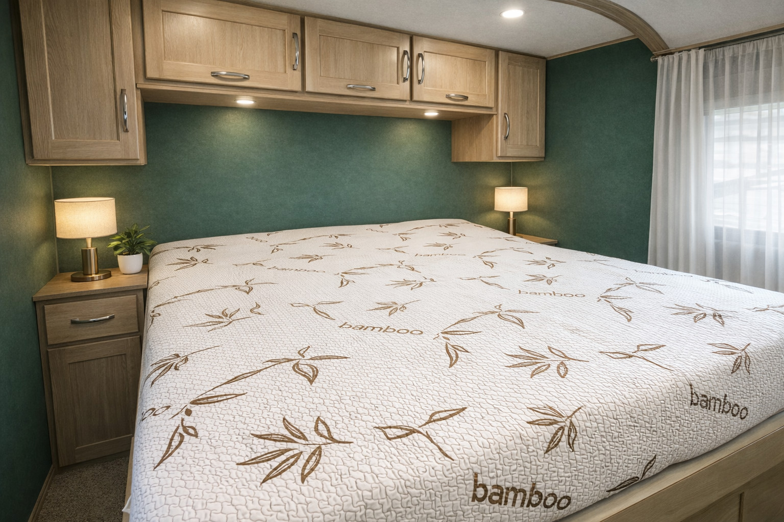 RV Memory Foam Mattress Upgrade Gel Infused Cooling Top Camper Mattress