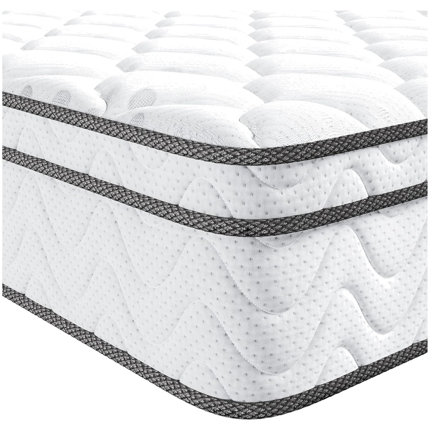 Vesgantti Twin Mattress 12 Inch – Fiberglass-Free