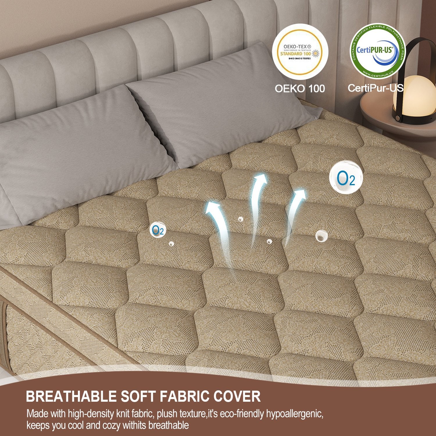 12″ 14″Twin Full Queen King Size Gel Memory Foam Spring Mattress In A Box