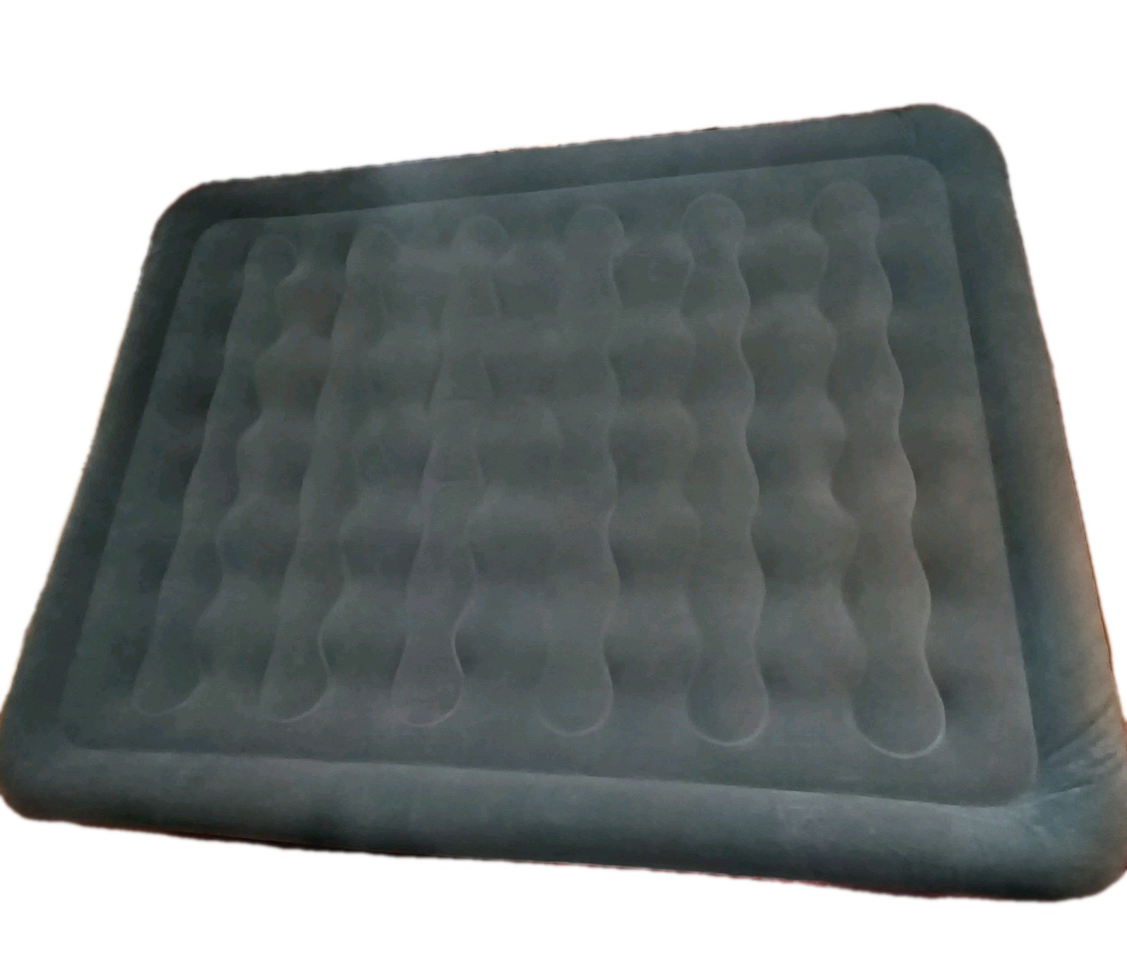 Beauty Rest Air Mattress Queen HT-628 Silver Extraordinaire Built-in Air Pump