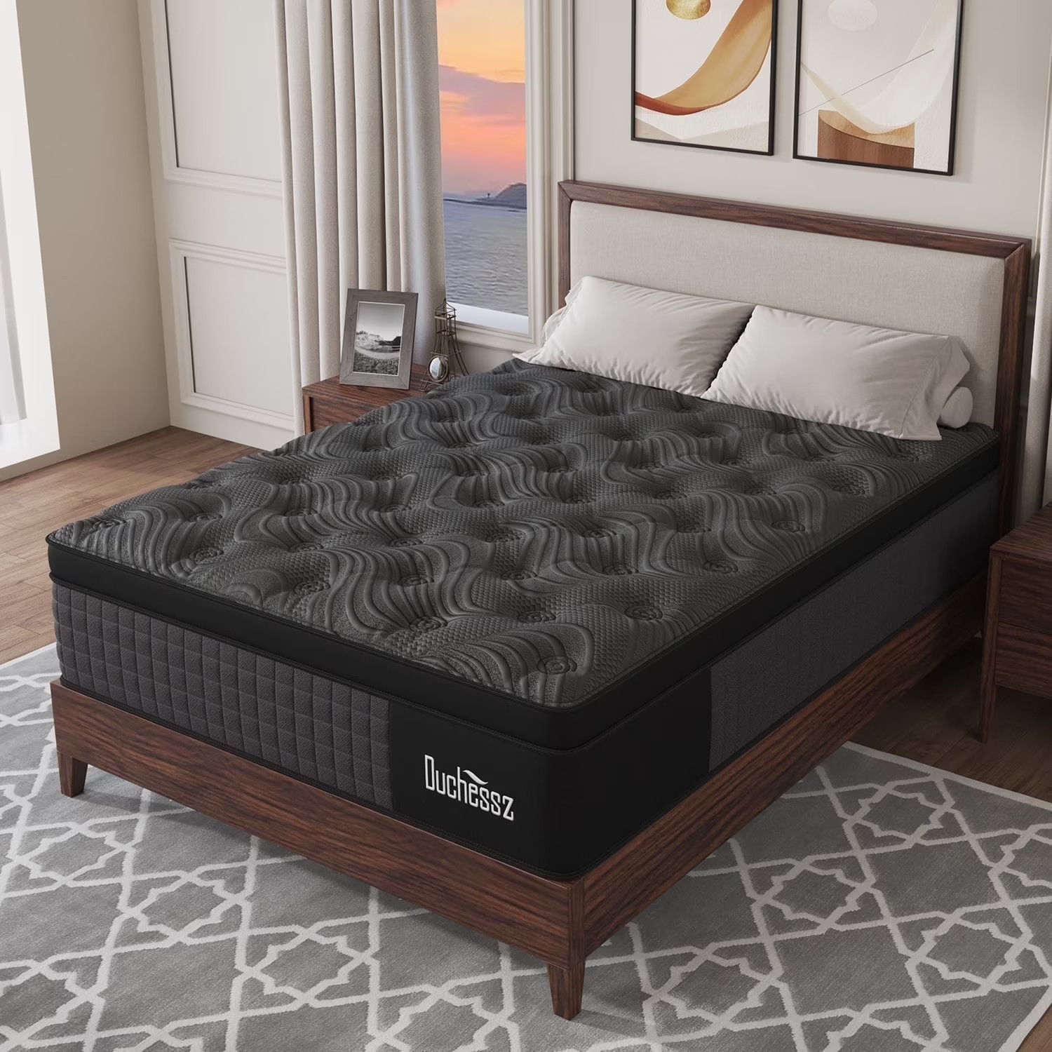 14″ Colchones Full Gel Memory Foam Hibrido Cama Full Mattress Hybrid Medium Firm