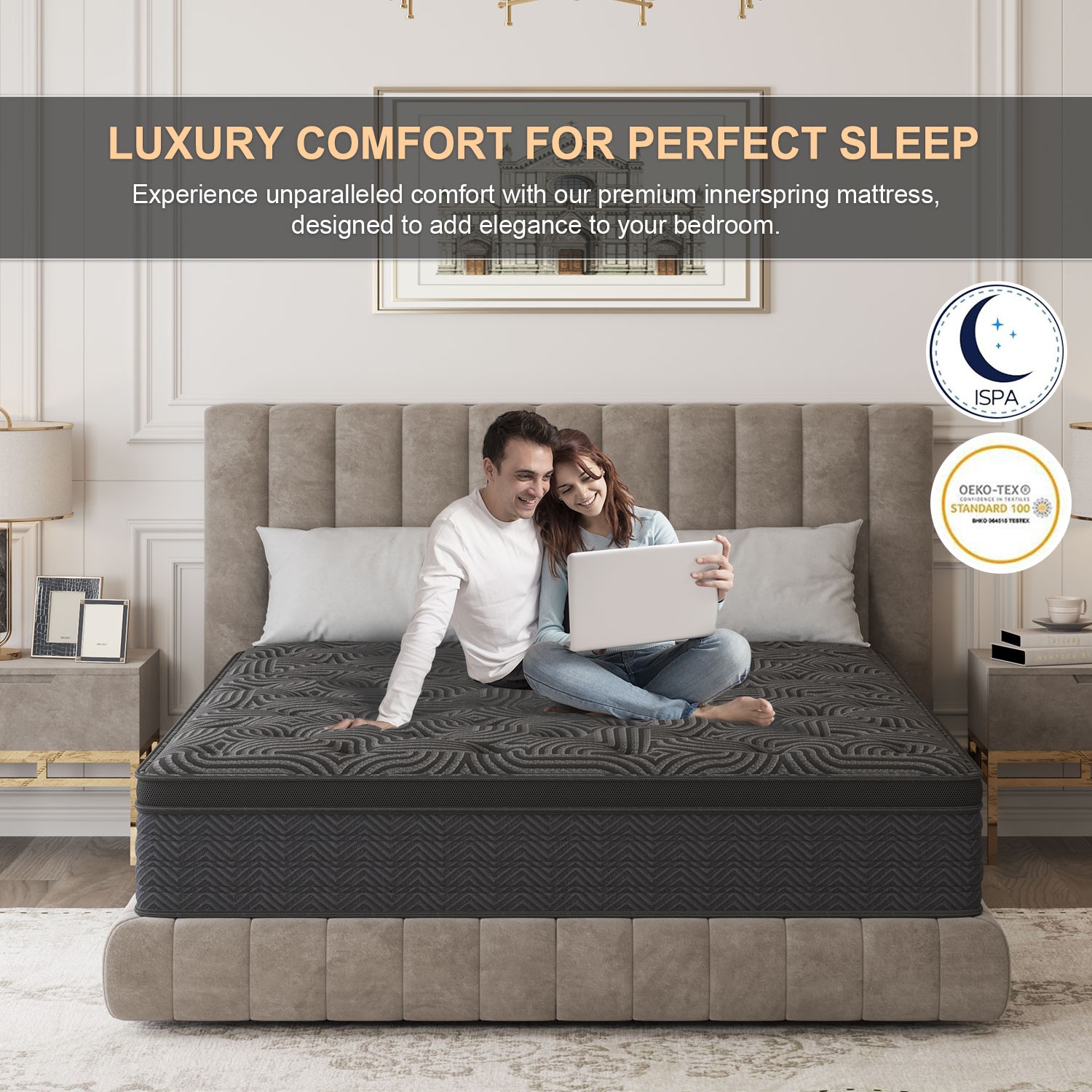 9″12″14″ Twin Full Queen King Size Mattress in a Box Hybrid Spring Memory Foam