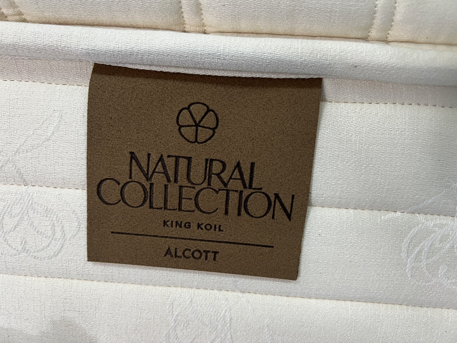 KING KOIL NATURAL ALCOTT QUEEN EUROTOP ULTRA FIRM MATTRESS NEW CLOSEOUT FASTSHIP