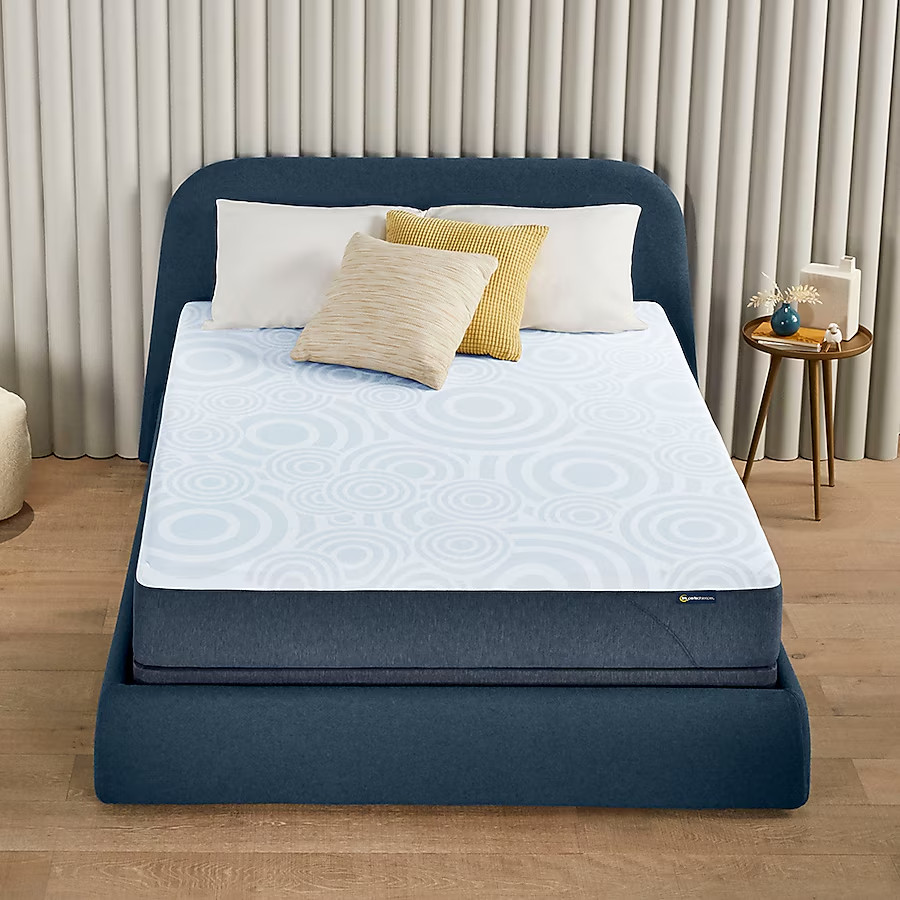 Queen Serta Perfect Sleeper Nestled Night 10” Medium Firm Gel Memory Foam