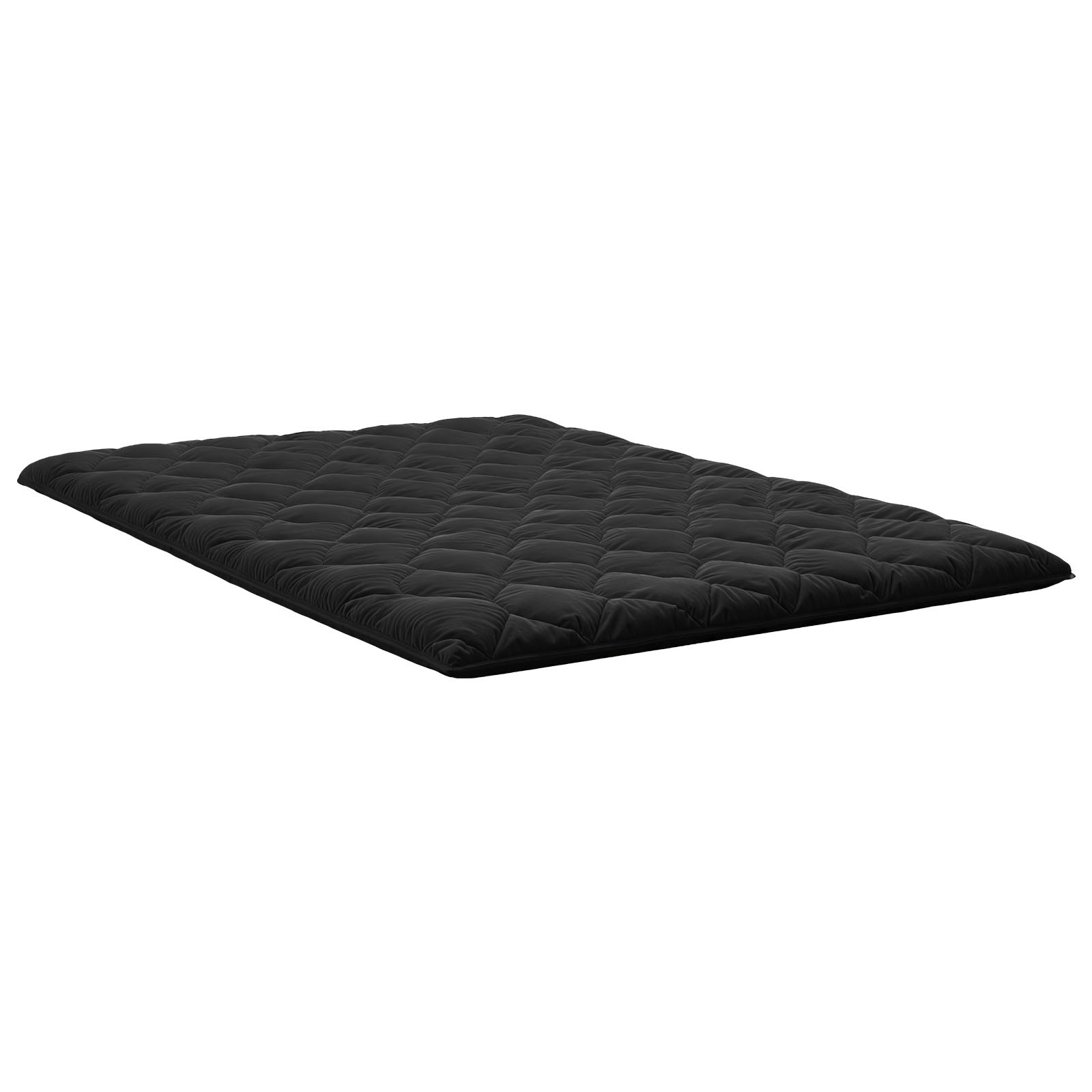 Uimoso Tatami Mattress Full Foldable Futon Mattress with Storage Bag Black